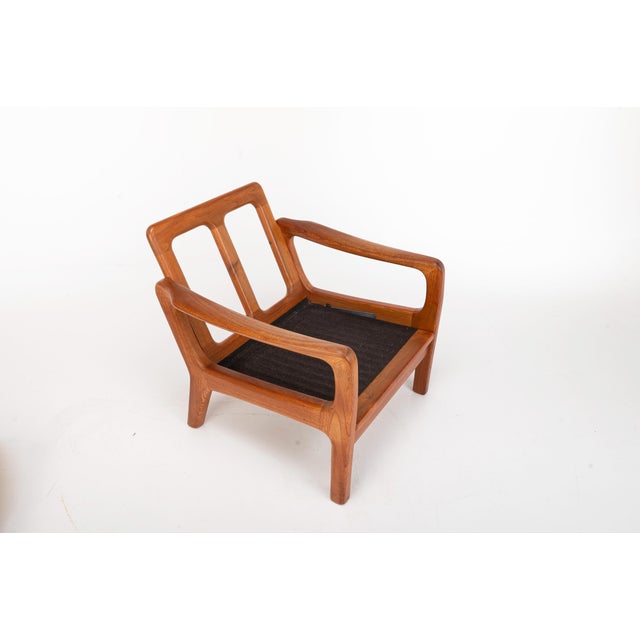 Wood Easy Chair by Juul Kristensen for J. K. Denmark, 1960s For Sale - Image 7 of 15