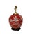Hand-Painted Chinoiserie Red Porcelain Table Lamps - Pair For Sale In New York - Image 6 of 11