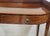 Antique English Sheridan Inlaid Two Drawer Sideboard Server Table For Sale - Image 10 of 13