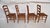 Mid 20th Century Set of Four Wooden Dining Chairs With Rush Seats For Sale In Los Angeles - Image 6 of 17