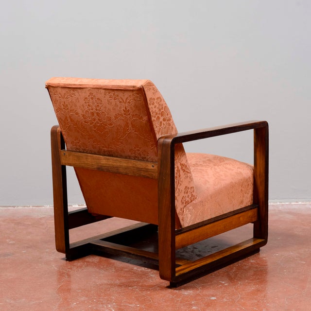 Art Deco Two-Tone Streamline Armchair, 1935 For Sale - Image 12 of 18