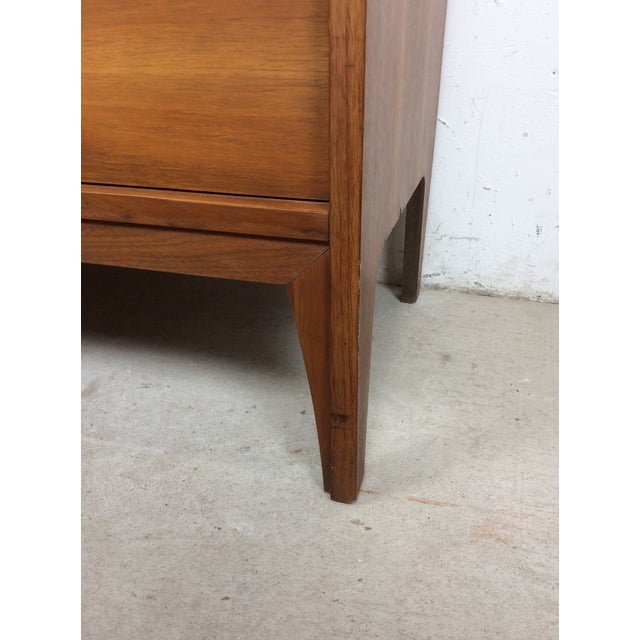Mid Century Modern Five Drawer Highboy by Johnson Carper For Sale - Image 13 of 16