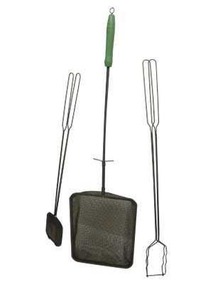 Retro Campfire Grill Tool Set Wall Art