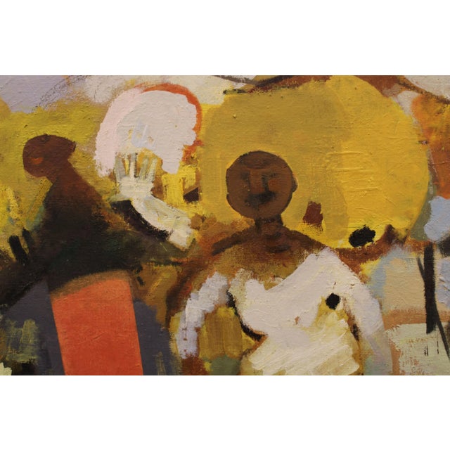 Victor Karnauh, Conversation #2, Oil on Canvas For Sale - Image 5 of 10