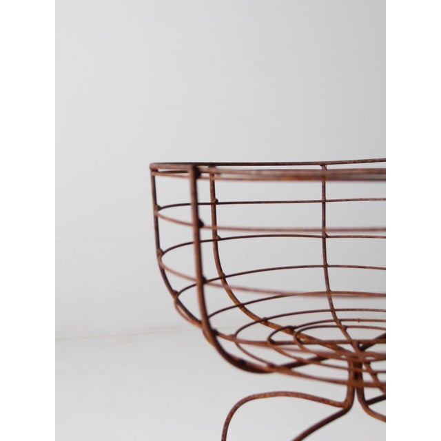 Vintage Metal Plant Stand For Sale - Image 6 of 12