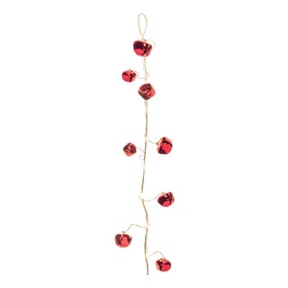 LED Sleigh Bell Garland (Set of 2) For Sale