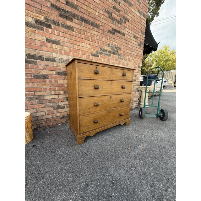19th Century English Pine Chest of Drawers For Sale - Image 11 of 14