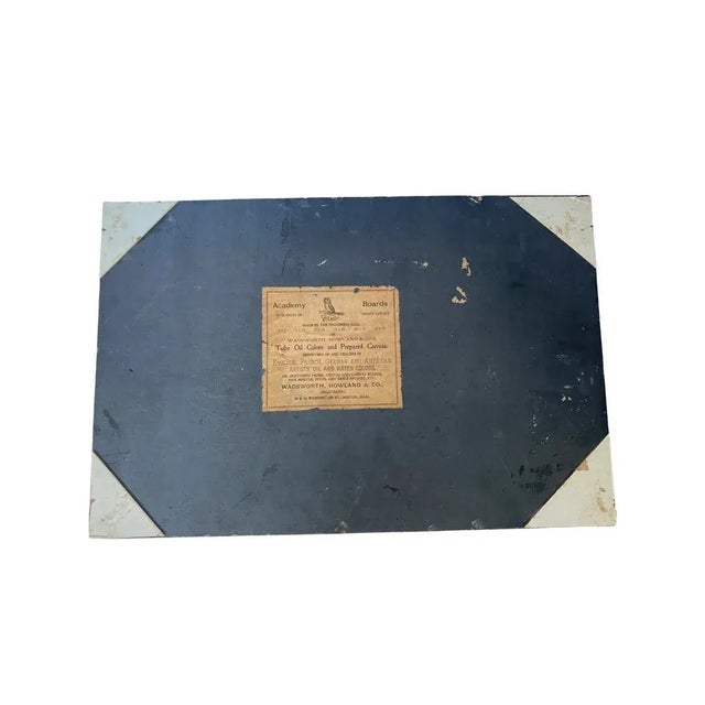 American Antique Nautical Maritime Painting of a Steamship, Circa 1890’s For Sale - Image 3 of 11