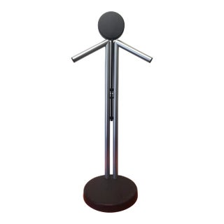 1980s Modern Standing Adjustable Hat and Coat Rack For Sale