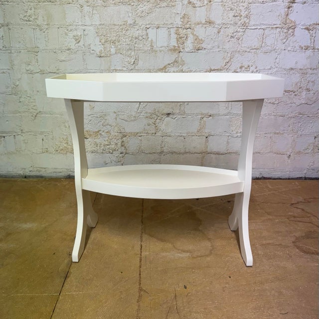 Lozere Lacquered Side Table — Country French Inspired Inspired by an antique country French original, the Lozere Side...