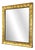 Large Antique Mirror with Golden Frame, 1930s For Sale
