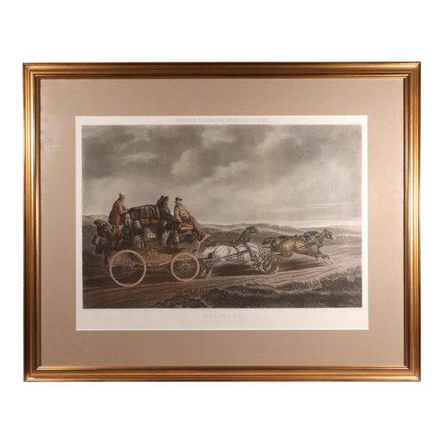 ‘Waking Up’: Fore’s Coaching Recollections — A Very Large Hand-Coloured Aquatint, After Charles Cooper Henderson For Sale