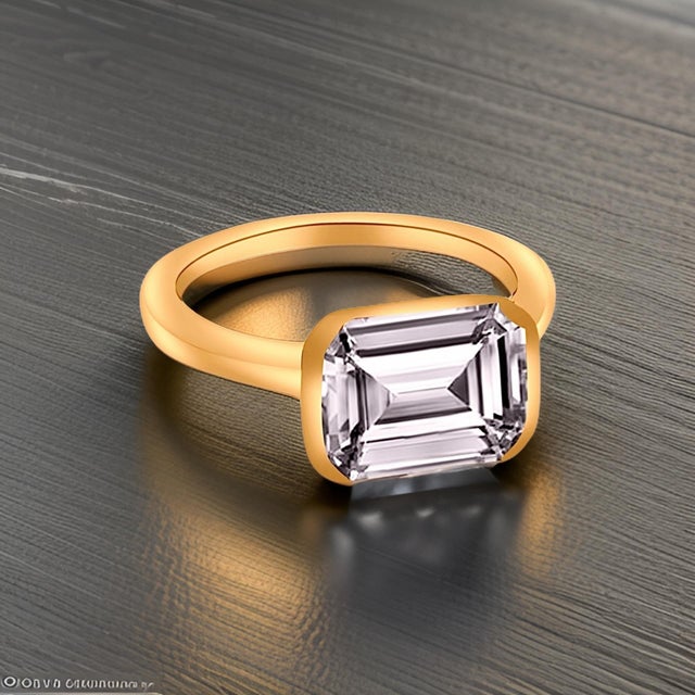 Natural Aquamarine Ring 6.5 14k Yellow Gold 2.94 TCW Certified For Sale - Image 4 of 13