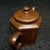 Brown Vintage Yixing Zisha Teapot - Hexagonal Clay Teapot With Landscape Motif For Sale - Image 8 of 9