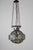 Florentine Liberty Wrought Iron and Lead Glass Lantern, 1900 For Sale - Image 6 of 11