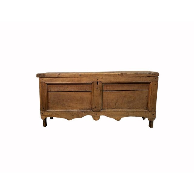 2000 - 2009 18th Century Rustic Walnut Chest For Sale - Image 5 of 5