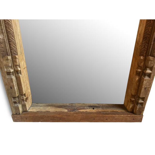 Antique India Doorway Mirror For Sale In Los Angeles - Image 6 of 6