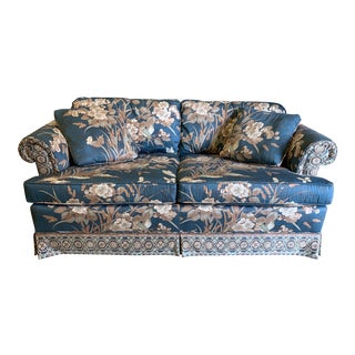 Vintage Drexel Chinoiserie Style Loveseat For Sale