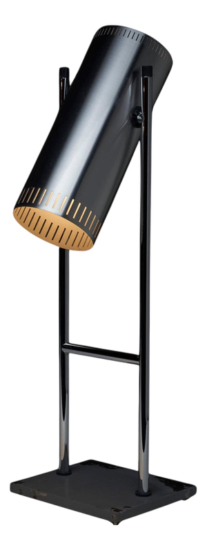 Aluminum Trombone Desk Lamp attributed to Jo Hammerborg for Fog & Mørup, 1966