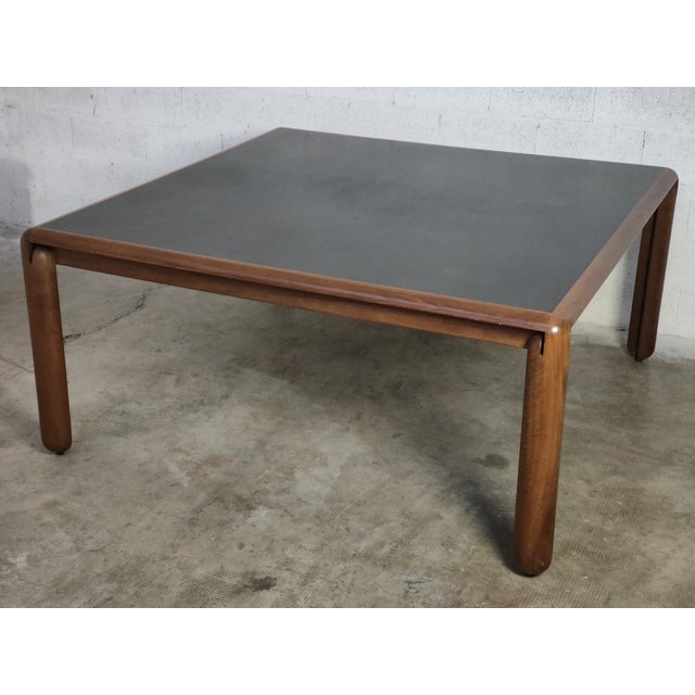 Mid-Century Modern Model 781 Square Dining Table in Walnut by Vico Magistretti for Cassina, 1960s For Sale - Image 3 of 17