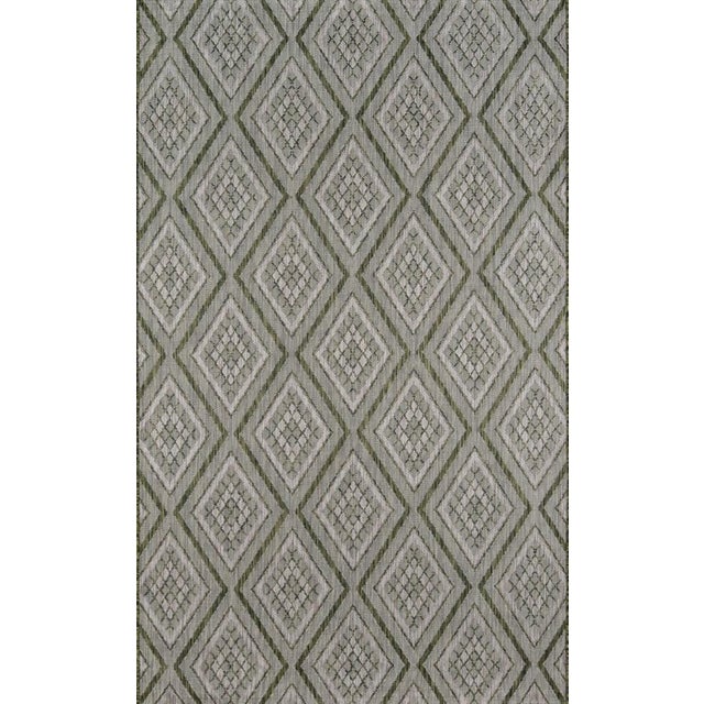 Madcap Cottage Lake Palace Rajastan Weekend Green Indoor/Outdoor Area Rug 3'11" X 5'7" For Sale In Atlanta - Image 6 of 6