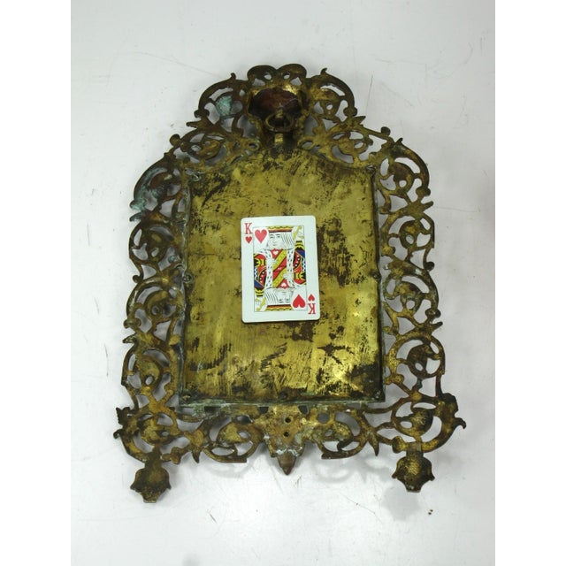 Gold 1900s Beveled Mirror Bacchus in Gilded Bronze Victorian Figural For Sale - Image 8 of 18