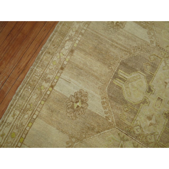 Vintage Zabihi Collection Turkish Kars Rug For Sale - Image 4 of 7