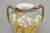 Art Nouveau Nippon Sharkskin Decorated Royal Kinjo Japan Hand Painted Porcelain Handled Vase For Sale - Image 3 of 17