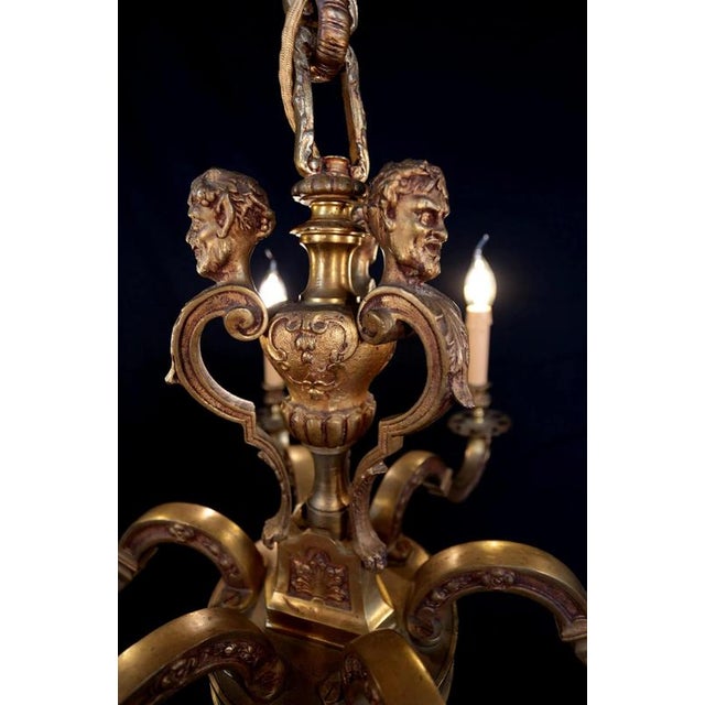 Bronze Chandelier Mazarin For Sale - Image 3 of 9