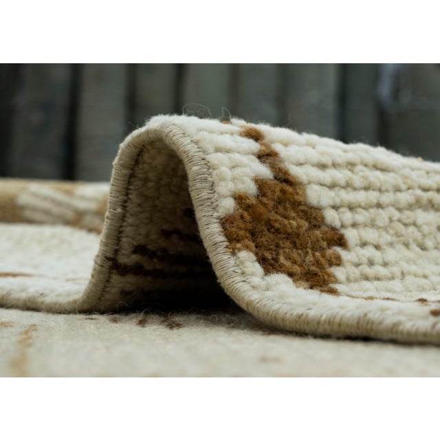 Textile Turkish Oushak Runner Rug 2'8" x 6'3" #17071 For Sale - Image 7 of 8