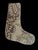 Chocolate Brown Zigzag Vintage Kilim Christmas Stocking, Wool With Olive Toe, 12.6 X 18.5 in – One of a Kind Decor For Sale - Image 10 of 10