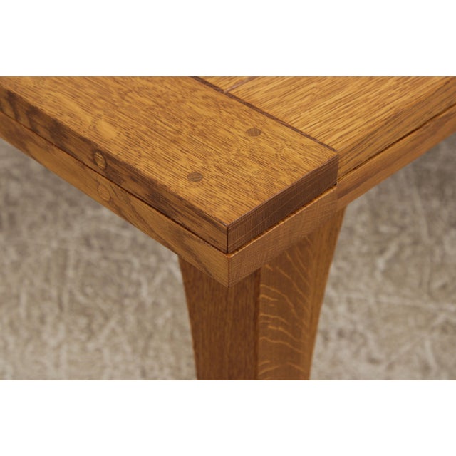 Stickley Stickley Drawleaf Mission Oak Dining Room Table For Sale - Image 4 of 18