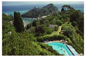Slim Aarons, Portofino Villa, Estate Stamped Photographic Print