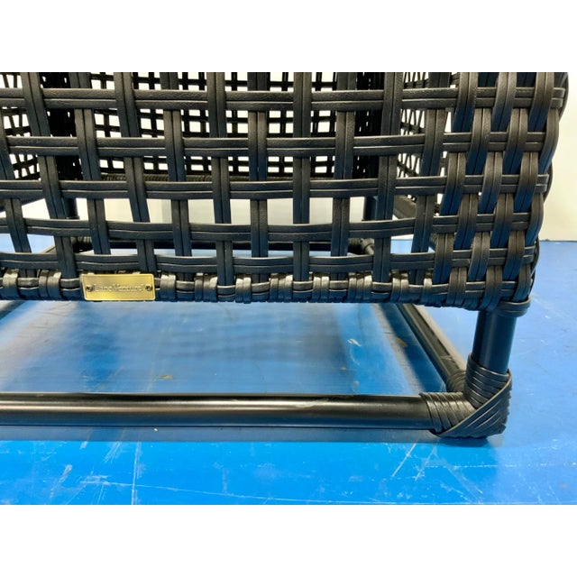 2020s Lane Venture Modern Chocolate Brown Outdoor Accent Table For Sale - Image 5 of 6