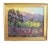 Late 20th Century Silvio Silvestri, Listed Artist Farm Orchard Landscape Oil Painting W/ Antiqued Gold Wood Frame For Sale - Image 5 of 10