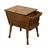 ETHAN ALLEN / BAUMRITTER Solid Hard Rock Maple Colonial Early American 17x25" Accent Dough Box End Table 2548 24" High...