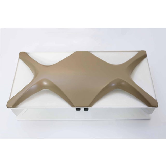 Large Cross Oyster Wall Lamp by Klaus Link for Neuhaus Leuchten, 1960s For Sale - Image 9 of 11