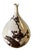 Mid-Century Asian White Pottery Bottle Vase With Brown Plum Blossoms For Sale - Image 10 of 17