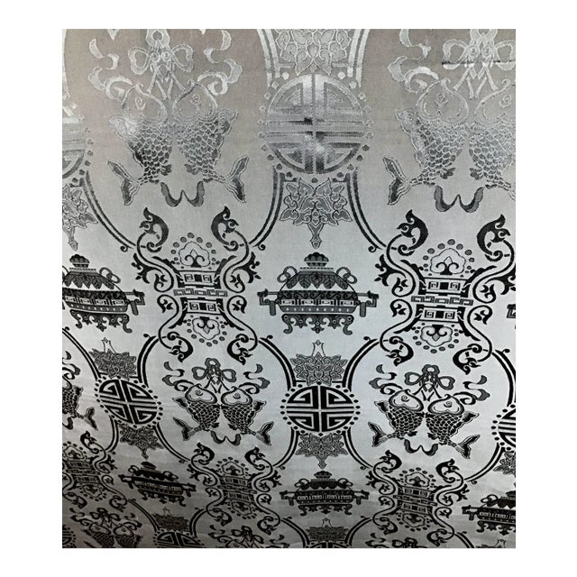 Pure Silk Chi-Noise Jacquard Fabric Textile For Sale