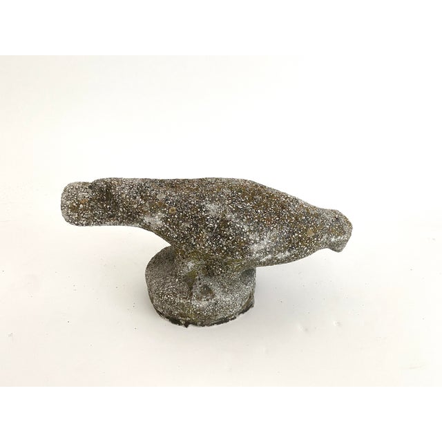 Vintage German Concrete Pigeon Garden Statue For Sale In Los Angeles - Image 6 of 7
