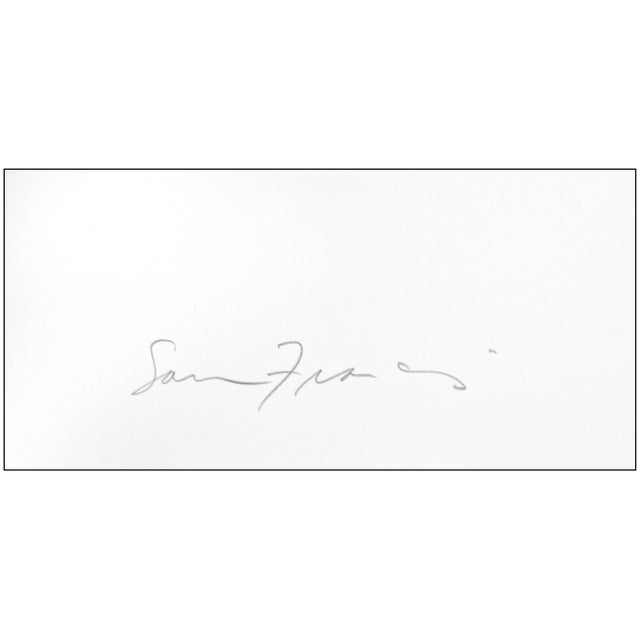 Late 20th Century Late 20th Century Untitled l.179; Sf 199 Abstract Black Lithograph Sam Francis For Sale - Image 5 of 7