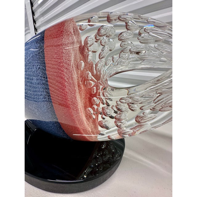 Stefano Toso “Cometa” Murano Art Glass Sculpture, Signed, 19”, Omaggio a Christian R. Lassen, Provenance Included For Sale - Image 13 of 17