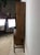 Campaign Mid Century Campaign Style Writing Desk With Shelving Unit For Sale - Image 3 of 18