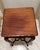 Late 20th Century Vintage the Bernhard Flower Chippendale Style Wood Stand For Sale - Image 5 of 12