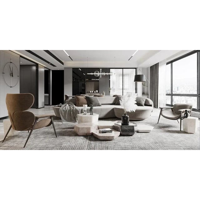 Khepri Tall Armchair from Alma de Luce For Sale - Image 6 of 7