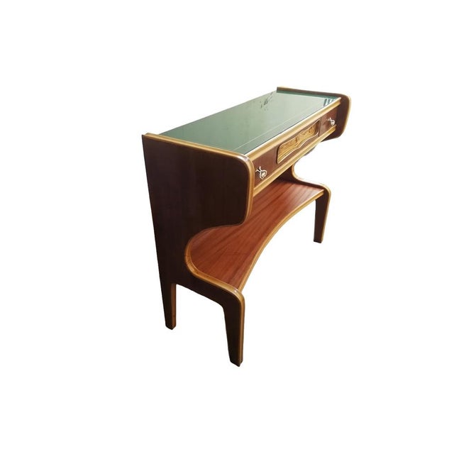 Beautiful console table or small sideboard, original Italian vintage production. Its profile features beautiful modern...