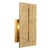 Polished Brass and Metal Wall Lamps, Set of 2 For Sale - Image 4 of 7