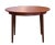 1970s Round Danish Dining Table in Veneered Teak with Extension Leaves, 1960s For Sale - Image 5 of 14