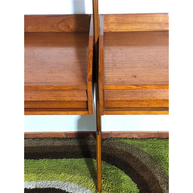 Double-Sided Bookcase with 2 Bays, Italy, 1960s For Sale - Image 11 of 17