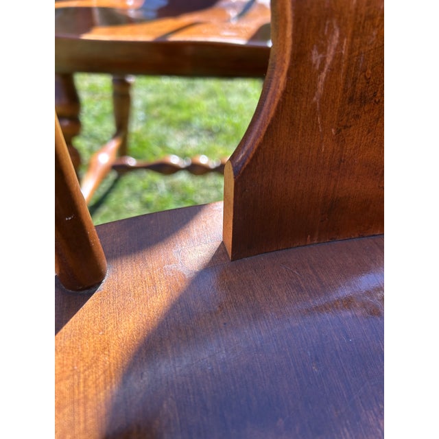 Set of Six 20th Century Heywood-Wakefield Chairs For Sale - Image 9 of 18